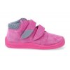 barefoot kotnikova obuv s membranou beda janette pink 2021 2