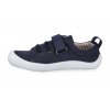 barefoot obuv tikki shoes harlequin textil navy 4