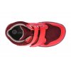 barefoot kotnikova obuv blifestyle maki bio wool fleece feuerrot wide 1