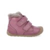 barefoot zimni obuv bundgaard petit mid lamb dark rose BG101155 726 1