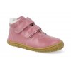 barefoot zimni obuv lurchi niklas nappa rose 2