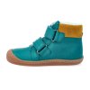 barefoot zimni obuv koel4kids bart nappa wool turquoise 06W003.102 130 4