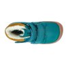 barefoot zimni obuv koel4kids bart nappa wool turquoise 06W003.102 130 7