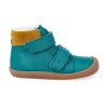 barefoot zimni obuv koel4kids bart nappa wool turquoise 06W003.102 130 1