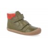 barefoot zimni obuv koel4kids bart nappa wool khaki 06W003.102 350 4