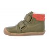 barefoot zimni obuv koel4kids bart nappa wool khaki 06W003.102 350 6