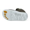 barefoot kotnikova obuv s membranou bundgaard billie army ws BG303241 608 6