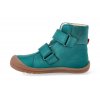 barefoot zimni obuv s membranou koel4kids emil nappa tex turquoise 24 31 07T003.102 130 4