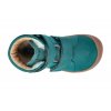 barefoot zimni obuv s membranou koel4kids emil nappa tex turquoise 24 31 07T003.102 130 7