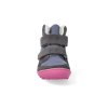 L2127XW606 barefoot zimni obuv s membranou blifestyle eisbar wool velcro grey pink 5