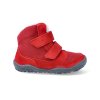 L2127XW666 barefoot zimni obuv s membranou blifestyle eisbar wool velcro feuerrot vo do pohody 3