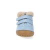 4069 D BLUE barefoot zimni obuv oldsoles quilty bear pave dusty blue 3