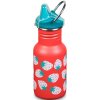 Dětská láhev Klean Kanteen - Kid Classic Narrow coral strawberries 355 ml