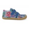 07M008.001 120 barefoot tenisky koel4kids danny suede royal flowers 2