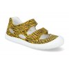 07M018.001 701 barefoot sandalky koel4kids dalila suede yellow zebra 1