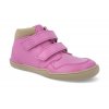 BN2222L62 barefoot kotnikova obuv blifestyle raccoon bio velcro pink 1