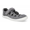 BB SUMMER GREY barefoot sandalky baby bare febo summer grey sede 1
