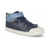 CB.PEK1 4213 barefoot kotnikova obuv tip toey joey peak navy denim 1
