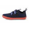 259210 barefoot tenisky sole runner puck 2 navy k red vegan tmave modre 4