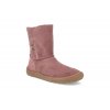 G3160170 barefoot kozacky s membranou froddo bf tex suede pink ruzove 1
