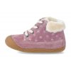 33 13989 29 barefoot zimni obuv lurchi frozy suede wildberry ruzova 4