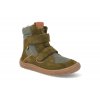 G3160189 2 barefoot zimni obuv s membranou froddo bf tex winter dark green zelena 1