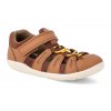 637209 barefoot sandaly bobux summit caramel toffee hnede 1
