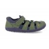 837610 barefoot sandaly bobux summit forest navy zelene 2