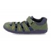 837610 barefoot sandaly bobux summit forest navy zelene 4