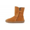 G3160170 2 barefoot kozacky s membranou froddo bf tex suede cognac hnede 4