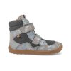 G3160189 8A barefoot zimni obuv s membranou froddo bf tex winter grey silver stribrne 2