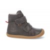06T001.102 400 barefoot zimni obuv s membranou koel4kids brandon wool dark grey sede 2