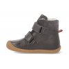 06T001.102 400 barefoot zimni obuv s membranou koel4kids brandon wool dark grey sede 4