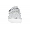 BF0001 W N SILVER SHINE barefoot tenisky beda silver shine stribrne 3