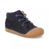 09M001.210 110 barefoot kotnikova obuv koel4kids avery bio nubuk navy modra 1