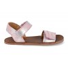 BV13903L600 barefoot sandaly blifestyle napea bio velours rosa ruzove 2