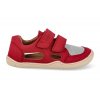 VE13900B660 barefoot sandaly blifestyle waran micropel feuerrot vegan cervene 2