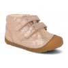 BG101068 985 barefoot kotnikova obuv bundgaard petit velcro rose cloud ruzova 1