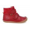07T003.102 200 barefoot zimni obuv s membranou koel4kids emil nappa tex red cervena 2