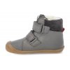07T003.102 410 barefoot zimni obuv s membranou koel4kids emil nappa tex grey seda 4