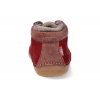 09M004.217 260 barefoot zimni obuv koel4kids baby bare bio nubuk bordo vinova 5