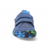 G3130223 10 barefoot textilni tenisky froddo bf d velcro denim modre 3