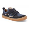 G3130223 barefoot textilni tenisky froddo bf d velcro dark blue modre 1