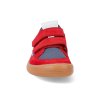 G3130223 2 barefoot textilni tenisky froddo bf d velcro red cervene 3