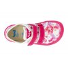 07M035.50B 650 barefoot platenky koel4kids dud textile fuchsia flowers ruzove 6