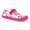 07M036.50B 650 barefoot platenky koel4kids dix textile fuchsia flowers ruzove 1