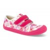 06M016.50B 650 barefoot platenky koel4kids bri medium vegan fuchsia flowers ruzove 1