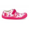 06M017.50B 650 barefoot platenky koel4kids bonie medium vegan fuchsia flowers ruzove 2
