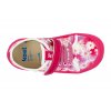 06M017.50B 650 barefoot platenky koel4kids bonie medium vegan fuchsia flowers ruzove 6