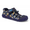 04M008.51H 110 barefoot sandaly koel4kids madison print blue modre 1